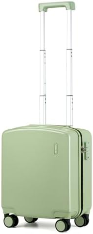 16 Inch Underseat Small Carry On Luggage in Bamboo Green