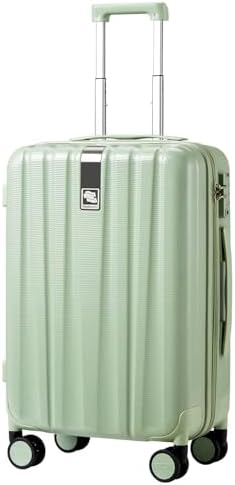 20 Inch Carry On Luggage 22x14x9 Airline Approved Lightweight in Bamboo Green