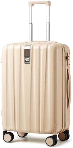 20 Inch Carry On Luggage 22x14x9 Airline Approved Lightweight in Cuba Sand