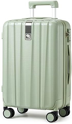 29 Inch Luggage Suitcases With Spinner Wheels Lightweight PC in Bamboo Green