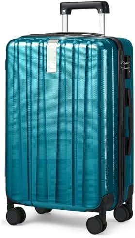 29 Inch Luggage Suitcases With Spinner Wheels Lightweight PC in Caribbean Blue