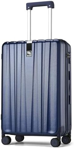 29 Inch Luggage Suitcases With Spinner Wheels Lightweight PC in Dark Blue