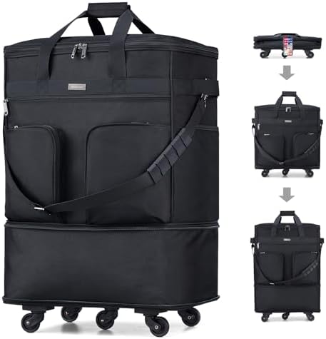 Expandable Collapsible Luggage with Wheels