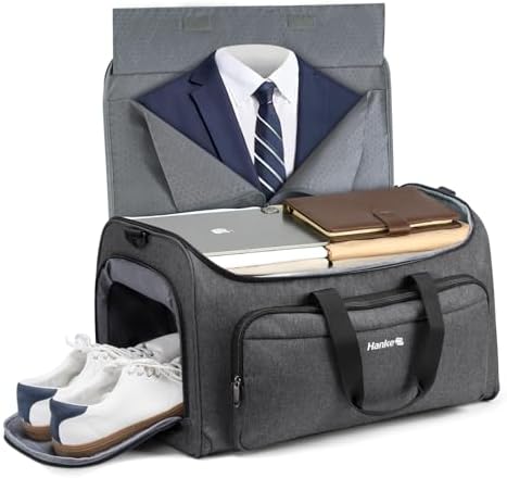 Garment Bags for Travel in Dark Grey