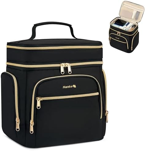 Large Toiletry Bag for Women Travel in Black