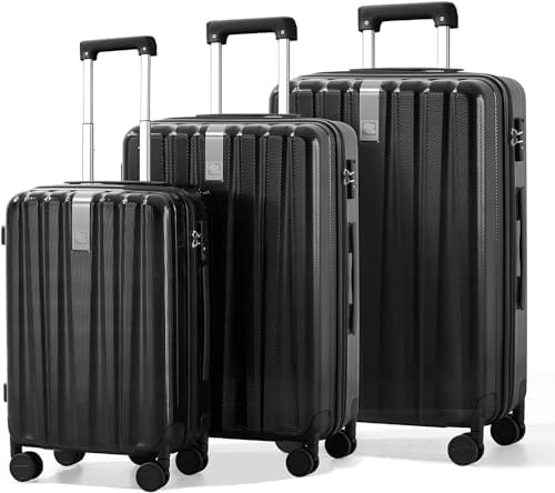Luggage Sets 3 piece Carry On Luggage with Wheels PC Hard Shell