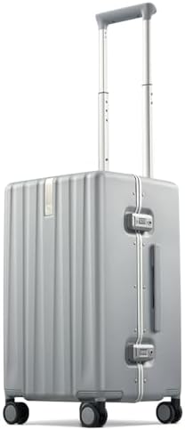 Premium 20 Inch Zipperless Carry-On Luggage in Grey