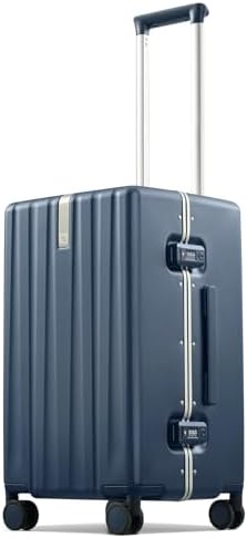 Premium 22 Inch Zipperless Luggage in Abyssal Blue