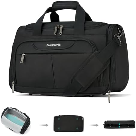 Small Underseat Carry On Luggage Bags for Travel with 10 in Black