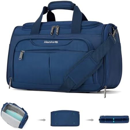 Small Underseat Carry On Luggage Bags for Travel with 10 in Blue