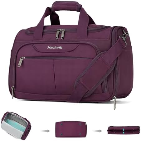 Small Underseat Carry On Luggage Bags for Travel with 10 in Purple