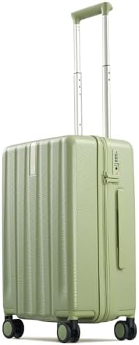 Upgraded Elite 20 Inch Carry On Luggage 22x14x9 Airline Approved in Bamboo Green